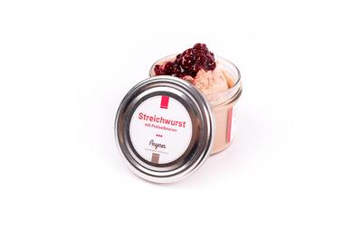 Streichwurst mit Preiselbeer von Angerer aus Prambachkirchen Streichwurst mit Preiselbeer von Angerer in Prambachkirchen
